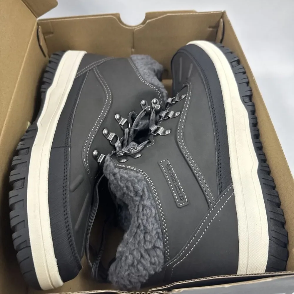 Weatherproof Men's Gray Slope Size 12 Lace-Up Sneaker Boot New